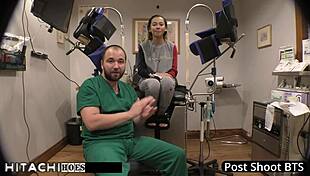 Doctor-Tampa Forces Freshman Kalani Luana to Hitachi Orgasm