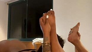 pornstars throw a wild party turning into rough threesome with deepthroat ebony fucking and pussy licking