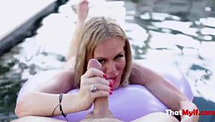 casca akashova's pussy wetter than pool during fucking