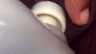 Ebony Squirts Passionately on Sofa