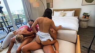 Richard and Hailey caught cheating? Then Max and Huney join the slutty blonde in a wild group fuck!