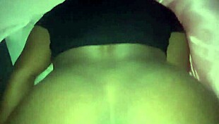 My bitch moans intensely as she rides the monster cock in her big ass.