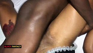 Rough sex with my ebony girlfriend was amazing. Her big pussy drove me crazy.