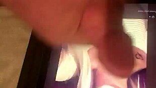 Jacking Off to a Cute Blonde