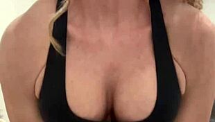 this is for fans who enjoy muscle flexing from a housewife bodybuilder