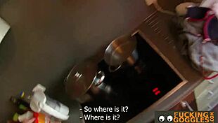 Gorgeous Petite 18+ Russian Brunette Gives Horny Blowjob for Cumshot