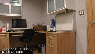 Blaire Celeste's Pussy Filled with Cum Backstage