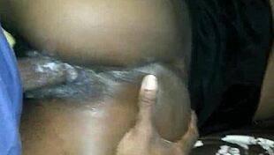 Ebony Cougar's Huge Wet Pussy Takes Monster Cock in Ghetto