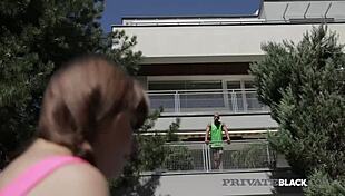 プライベートブラック - ドゥーアイドティーン18+ルナ・ライバルがBBCを口ファック！