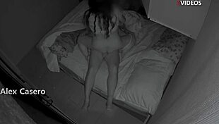 shh, quiet sneaking to stepsister's room for secret anal fucking