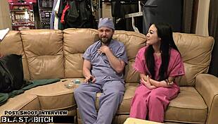 Blaire Celeste's Pussy Filled with Cum Backstage