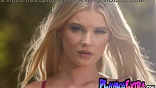 beautiful blonde teen 18+ bombshell sky wonderland shows off her slender curves