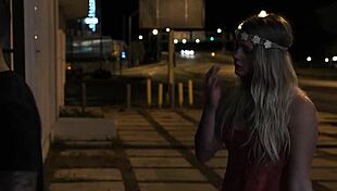 Stranded teen 18+ amateur roughfucked outdoors