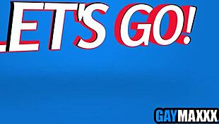 Football Fan Gets Assfucked By White And Black Gay Buddies