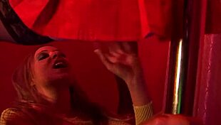 Lesbian strippers rub big tits together before fingering wet cunts