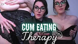 oh man, this cum swallowing edging therapy session with me topless is gonna drive you wild 😏 let's edge and swallow together!