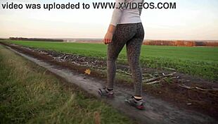 Worship My Walking Milf Ass In Tight Leopard Leggings!