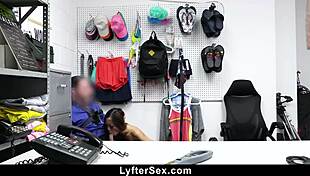 Bikini Thief Punished With Office Banging