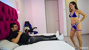 Fucking my stepson while hubby's away 😏