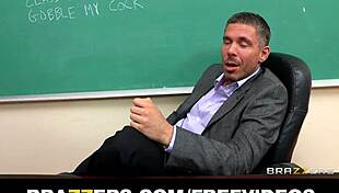 Busty Brunette Dean Feels Intense Ecstasy