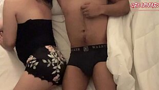 scared stepdad fucks daughter while wife watches