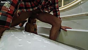 old man humiliates beautiful asian girl with stinky asshole