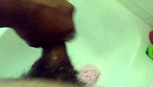 Quick rub in the shower