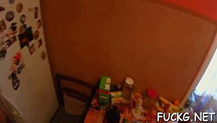 Horny Perv Roughly Fucks Nasty Girl On Webcam