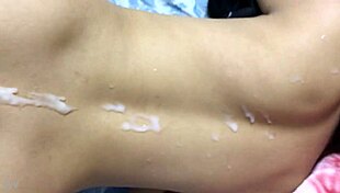 Cumshot on my girls back
