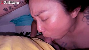 Watch this beautiful Latina slut take a cum-filled blowjob in POV?