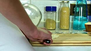 Housewife Gets Fucked In The Kitchen For Quickie Orgasm