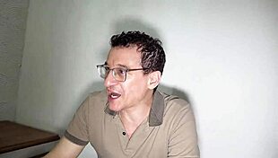 teen licks big black cock in choking deepthroat