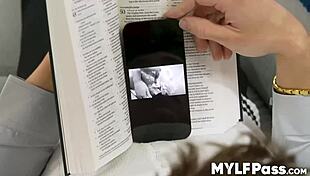 Tattooed Milf Sarah Jessie Spreads Legs