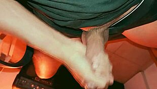 Muscular Latino Moans During Gym Masturbation In Boxers