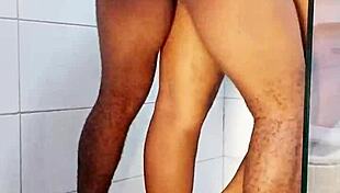 Intense First Bathroom Fuck with Fat Ass Roommate in Dorm.