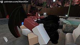 two pretty girls tried my dick in roblox condo game with cowgirl riding and missionary fucking 😏