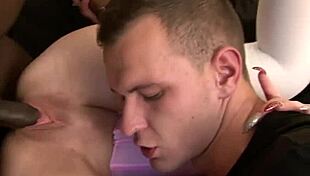 cuckold brings wife inga devil bbc for anal, blowjob, and pussy fucking with cumshot