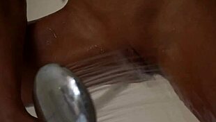 Hot monika fox enjoys a relaxing shower with her beautiful long hair