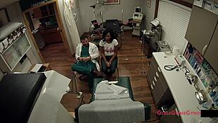 Tori Sanchez Undergoes Intriguing Entrance Physical at Tampa University, Revealing Big Tits and Ass in Dress