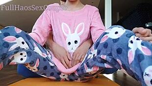 stepdaddy teasing small tits asian teen and masturbating her pussy?