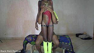 my baddie with incredible dark skin body