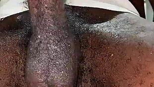 I had to burst a nut after class with this ebony solo masturbation on huge monster cock