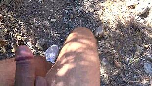 I was shocked to catch a voyeur following me on the beach