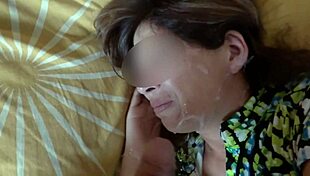 I Receive Huge Cumshots In Mouth And Face Real Cuckold Husband