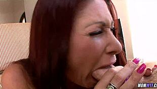 Redhead Deepthroats Cougar