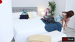 College Slut Returns Home, Craving Her Stepbro's Intense Cock Action