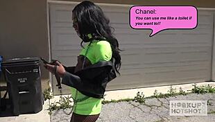 chanel skye's gorgeous ebony ass pounded rough emotionally.