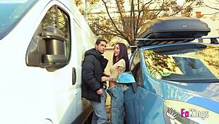 Petite Sofia Sweet squeezes 10-inch cock hard.