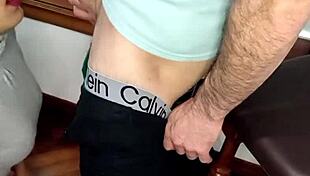 im so horny my stepfather cums on my face