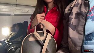 risky public dick flashing on a plane full of people 😏